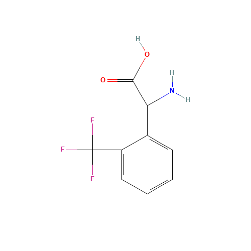 2-amino-2-[2-(trifluoromethyl)phenyl]acetic acid (CAS: 240490-00-0) - Related Chemical Product