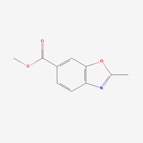 methyl 2-methyl-1,3-benzoxazole-6-carboxylate (CAS: 136663-23-5) - Chemical Structure and Molecular Formula 