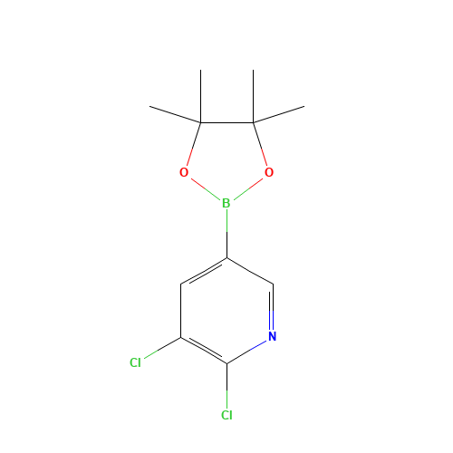 2,3-dichloro-5-(4,4,5,5-tetramethyl-1,3,2-dioxaborolan-2-yl)pyridine (CAS: 741709-64-8) - Related Chemical Product