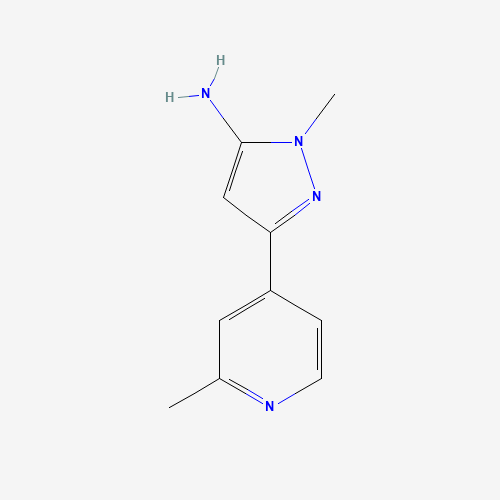 2-methyl-5-(2-methylpyridin-4-yl)pyrazol-3-amine (CAS: 1240521-96-3) - Related Chemical Product