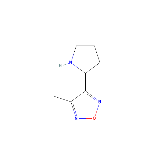 3-methyl-4-pyrrolidin-2-yl-1,2,5-oxadiazole (CAS: 936940-68-0) - Related Chemical Product