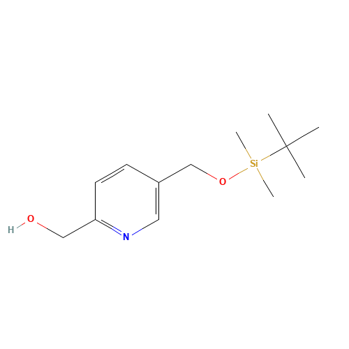 [5-[[tert-butyl(dimethyl)silyl]oxymethyl]pyridin-2-yl]methanol (CAS: 432554-59-1) - Related Chemical Product