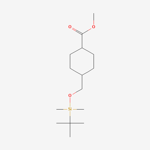 methyl 4-[[tert-butyl(dimethyl)silyl]oxymethyl]cyclohexane-1-carboxylate (CAS: 1308837-69-5) - Related Chemical Product
