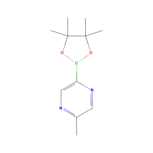 2-methyl-5-(4,4,5,5-tetramethyl-1,3,2-dioxaborolan-2-yl)pyrazine (CAS: 1101205-24-6) - Related Chemical Product