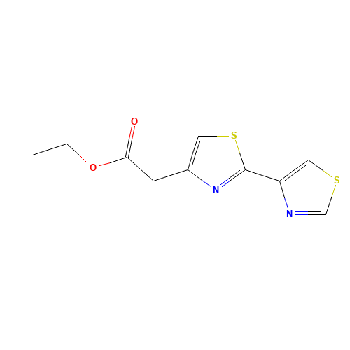 ethyl 2-[2-(1,3-thiazol-4-yl)-1,3-thiazol-4-yl]acetate (CAS: 80653-71-0) - Related Chemical Product