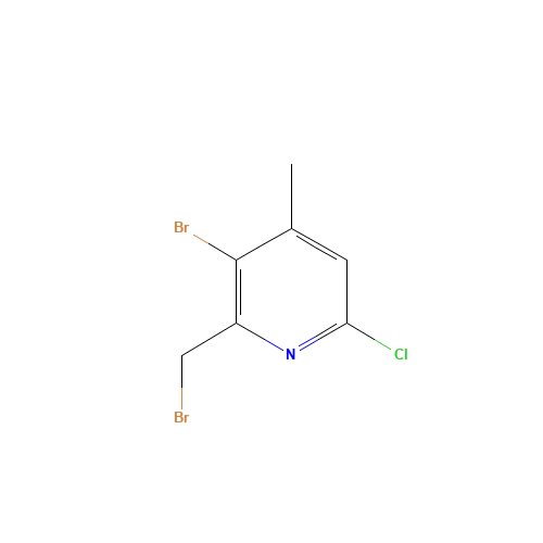 3-bromo-2-(bromomethyl)-6-chloro-4-methylpyridine (CAS: 1374128-33-2) - Related Chemical Product
