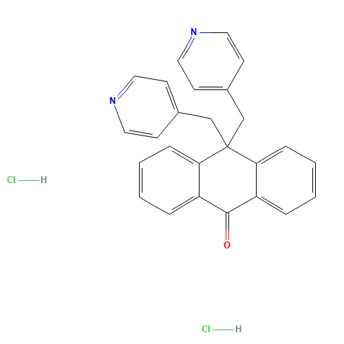 10,10-bis(pyridin-4-ylmethyl)anthracen-9-one;dihydrochloride (CAS: 122955-42-4) - Related Chemical Product