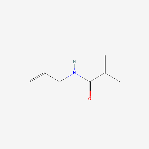 2-methyl-N-prop-2-enylprop-2-enamide (CAS: 2186-33-6) - Chemical Structure and Molecular Formula 