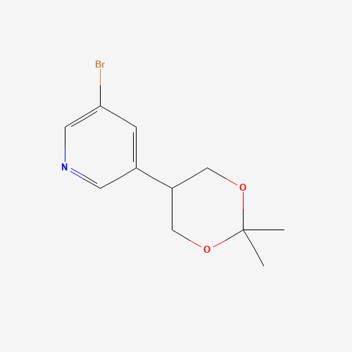 3-bromo-5-(2,2-dimethyl-1,3-dioxan-5-yl)pyridine (CAS: 1272356-91-8) - Related Chemical Product