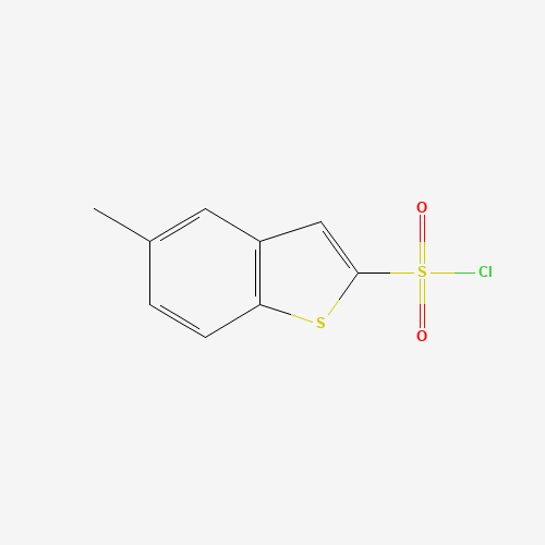 5-methyl-1-benzothiophene-2-sulfonyl chloride (CAS: 90273-30-6) - Chemical Structure and Molecular Formula 