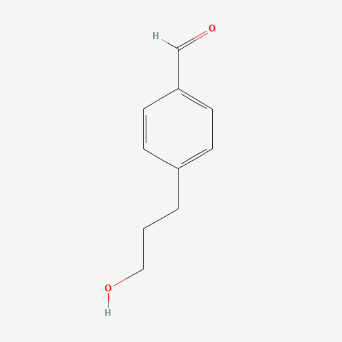 4-(3-hydroxypropyl)benzaldehyde (CAS: 81121-62-2) - Chemical Structure and Molecular Formula 
