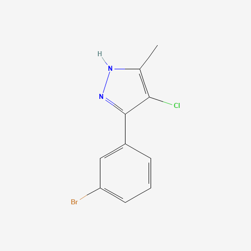 3-(3-bromophenyl)-4-chloro-5-methyl-1H-pyrazole (CAS: 1257858-65-3) - Related Chemical Product