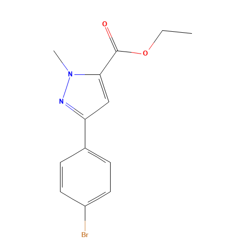 ethyl 5-(4-bromophenyl)-2-methylpyrazole-3-carboxylate (CAS: 618070-50-1) - Related Chemical Product