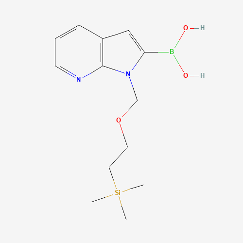[1-(2-trimethylsilylethoxymethyl)pyrrolo[2,3-b]pyridin-2-yl]boronic acid (CAS: 1286776-82-6) - Related Chemical Product