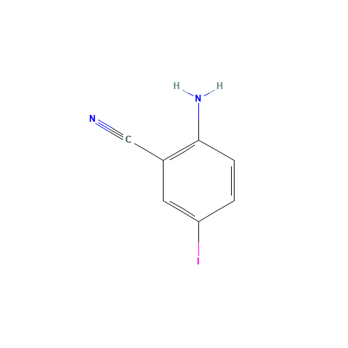 2-amino-5-iodobenzonitrile (CAS: 132131-24-9) - Chemical Structure and Molecular Formula 