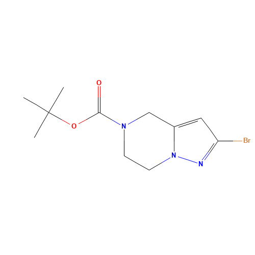 tert-butyl 2-bromo-6,7-dihydro-4H-pyrazolo[1,5-a]pyrazine-5-carboxylate (CAS: 1250998-21-0) - Related Chemical Product