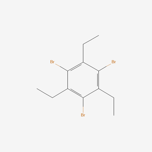 1,3,5-tribromo-2,4,6-triethylbenzene (CAS: 80717-52-8) - Chemical Structure and Molecular Formula 