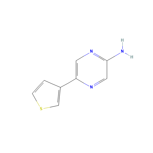 5-thiophen-3-ylpyrazin-2-amine (CAS: 710323-21-0) - Related Chemical Product