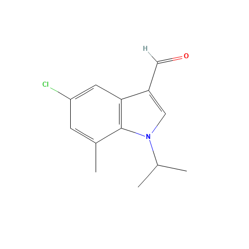 5-chloro-7-methyl-1-propan-2-ylindole-3-carbaldehyde (CAS: 1350761-03-3) - Related Chemical Product