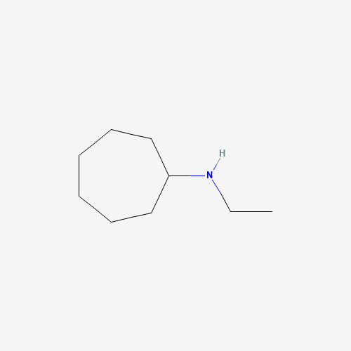 N-ethylcycloheptanamine (CAS: 45806-60-8) - Chemical Structure and Molecular Formula 