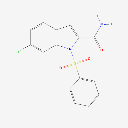 1-(benzenesulfonyl)-6-chloroindole-2-carboxamide (CAS: 540740-48-5) - Related Chemical Product