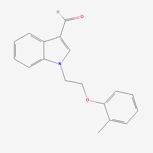 1-[2-(2-methylphenoxy)ethyl]indole-3-carbaldehyde (CAS: 299935-67-4) - Related Chemical Product