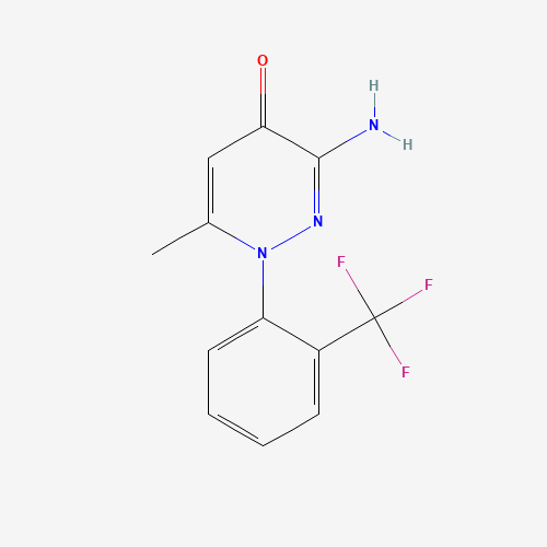 3-amino-6-methyl-1-[2-(trifluoromethyl)phenyl]pyridazin-4-one (CAS: 133221-04-2) - Related Chemical Product