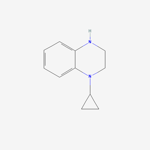 4-cyclopropyl-2,3-dihydro-1H-quinoxaline (CAS: 1224640-13-4) - Chemical Structure and Molecular Formula 