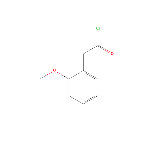 2-(2-methoxyphenyl)acetyl chloride (CAS: 28033-63-8) - Chemical Structure and Molecular Formula 