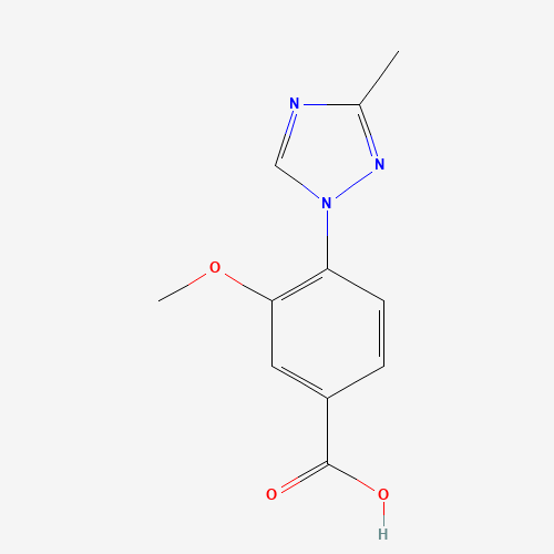3-methoxy-4-(3-methyl-1,2,4-triazol-1-yl)benzoic acid (CAS: 1243205-02-8) - Related Chemical Product
