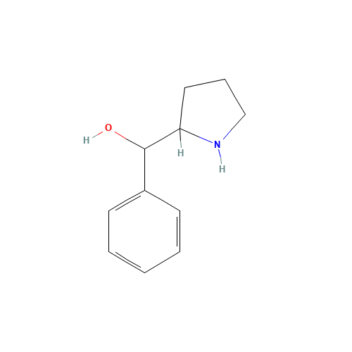 phenyl(pyrrolidin-2-yl)methanol (CAS: 113864-94-1) - Chemical Structure and Molecular Formula 