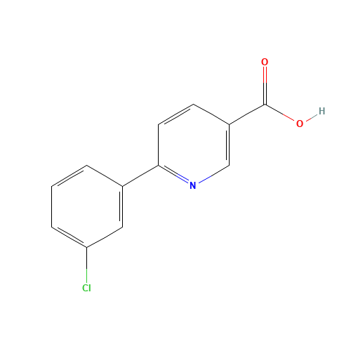 6-(3-chlorophenyl)pyridine-3-carboxylic acid (CAS: 887976-19-4) - Related Chemical Product