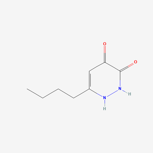 6-butyl-1,2-dihydropyridazine-3,4-dione (CAS: 1436827-33-6) - Chemical Structure and Molecular Formula 
