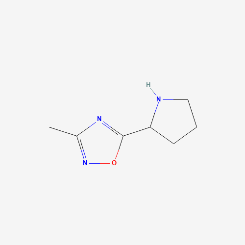 3-methyl-5-pyrrolidin-2-yl-1,2,4-oxadiazole (CAS: 915921-82-3) - Related Chemical Product