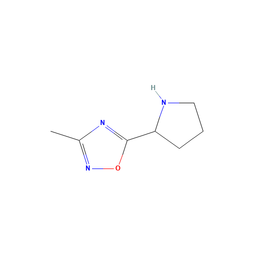 3-methyl-5-pyrrolidin-2-yl-1,2,4-oxadiazole (CAS: 915921-82-3) - Related Chemical Product