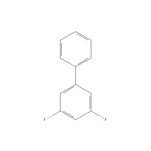 1,3-difluoro-5-phenylbenzene (CAS: 62351-48-8) - Chemical Structure and Molecular Formula 