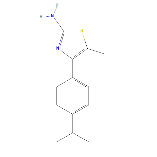 5-methyl-4-(4-propan-2-ylphenyl)-1,3-thiazol-2-amine (CAS: 438218-20-3) - Related Chemical Product