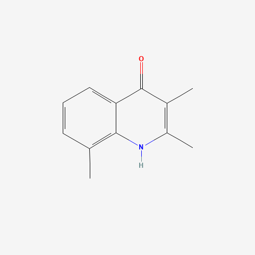2,3,8-trimethyl-1H-quinolin-4-one (CAS: 1203-47-0) - Chemical Structure and Molecular Formula 
