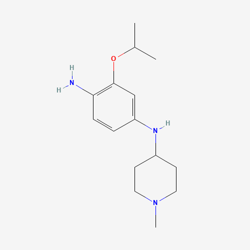 4-N-(1-methylpiperidin-4-yl)-2-propan-2-yloxybenzene-1,4-diamine (CAS: 1462951-10-5) - Related Chemical Product
