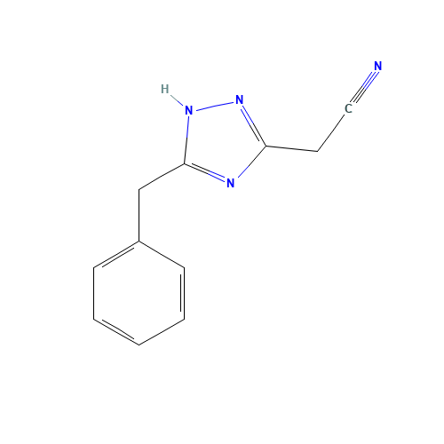 2-(5-benzyl-1H-1,2,4-triazol-3-yl)acetonitrile (CAS: 57723-86-1) - Related Chemical Product