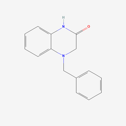 4-benzyl-1,3-dihydroquinoxalin-2-one (CAS: 106595-91-9) - Chemical Structure and Molecular Formula 