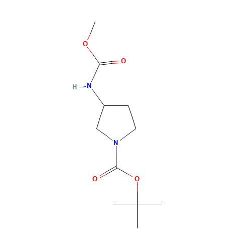 tert-butyl 3-(methoxycarbonylamino)pyrrolidine-1-carboxylate (CAS: 1160938-27-1) - Related Chemical Product