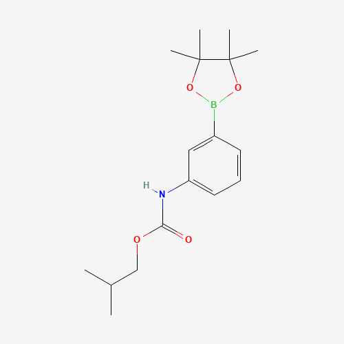 2-methylpropyl N-[3-(4,4,5,5-tetramethyl-1,3,2-dioxaborolan-2-yl)phenyl]carbamate (CAS: 1314389-83-7) - Related Chemical Product