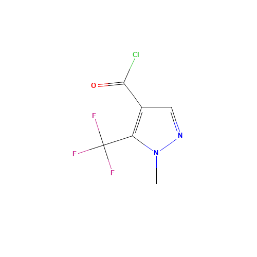 1-methyl-5-(trifluoromethyl)pyrazole-4-carbonyl chloride (CAS: 840489-25-0) - Related Chemical Product