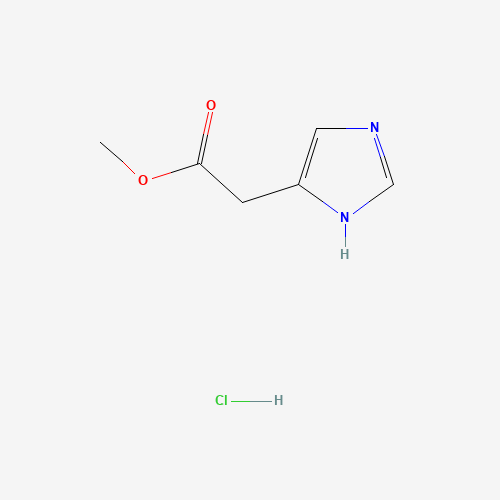 methyl 2-(1H-imidazol-5-yl)acetate;hydrochloride (CAS: 51718-80-0) - Chemical Structure and Molecular Formula 