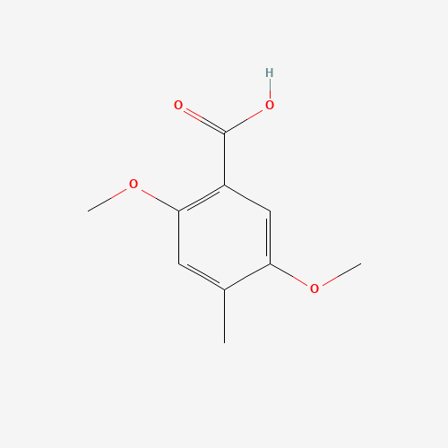 2,5-dimethoxy-4-methylbenzoic acid (CAS: 32176-94-6) - Chemical Structure and Molecular Formula 