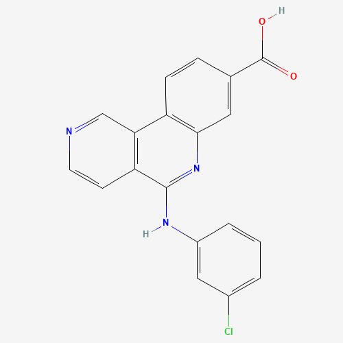 5-(3-chloroanilino)benzo[c][2,6]naphthyridine-8-carboxylic acid (CAS: 1009820-21-6) - Related Chemical Product