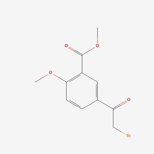 methyl 5-(2-bromoacetyl)-2-methoxybenzoate (CAS: 24085-34-5) - Related Chemical Product