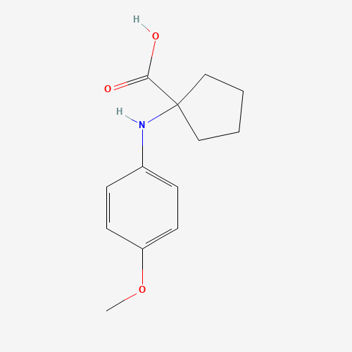 1-(4-methoxyanilino)cyclopentane-1-carboxylic acid (CAS: 859181-99-0) - Related Chemical Product