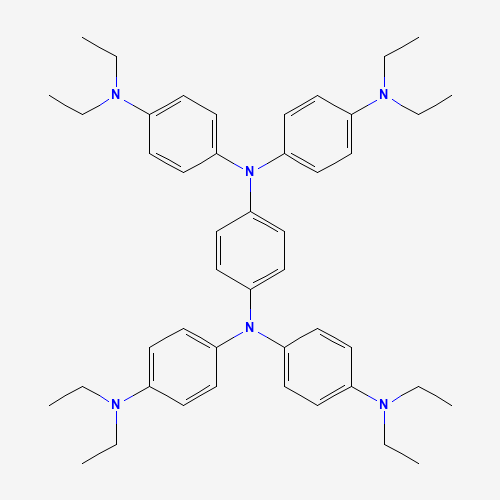 4-N-[4-[4-(diethylamino)-N-[4-(diethylamino)phenyl]anilino]phenyl]-4-N-[4-(diethylamino)phenyl]-1-N,1-N-diethylbenzene-1,4-diamine (CAS: 3956-73-8) - Related Chemical Product